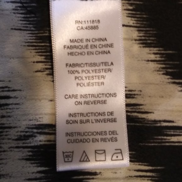 🩷 NWT Michael Kors Kimono Sleeve / Caftan Animal Print Blouse - Picture 7 of 7